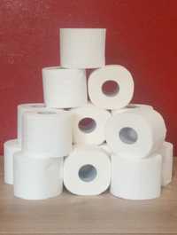 Papier toaletowy 120 rolek+1x6 rolek ręczniki papierowe 100% celuloza
