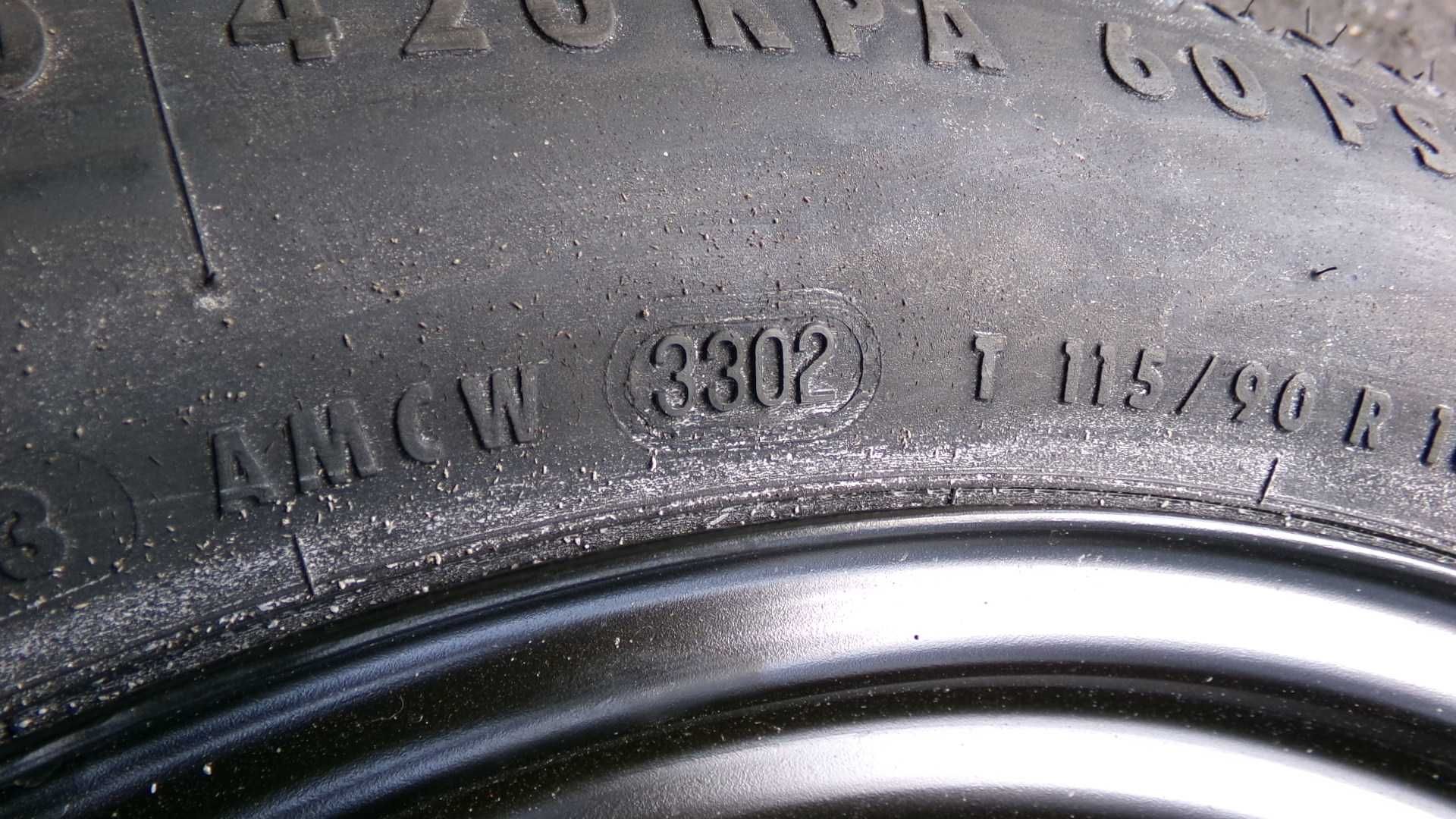 Cze5 Koło dojazdowe dojazdówka BMW e46 115/90 r16 5x120 wysyłka