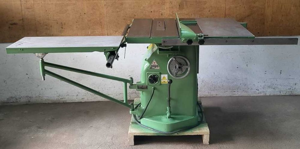 Pilarka Frommia 630 z wózkiem, piła tarczowa, formatowa, silnik 3.0 KW