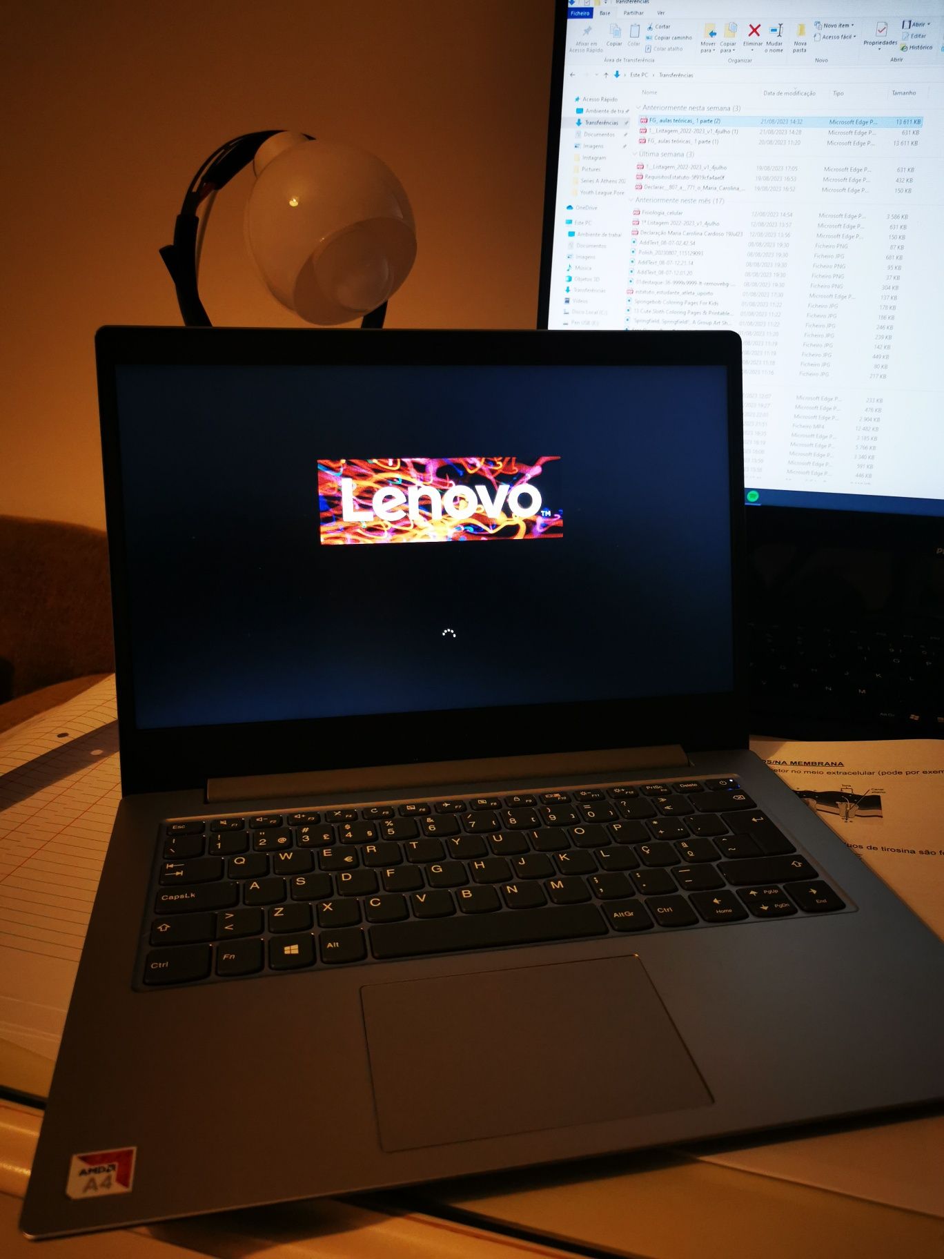 Computador portátil Lenovo IdeaPad slim 1 1-14ast-05 4 RAM