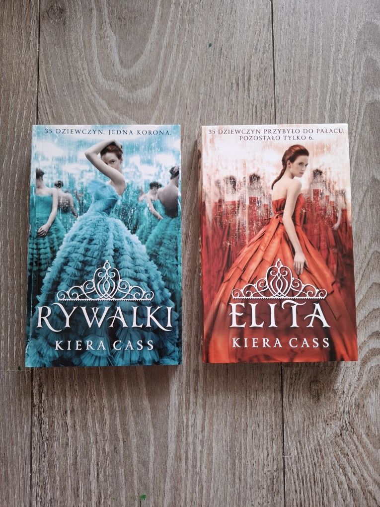 Książki "Rywalki" i "Elita" Kiera Cass