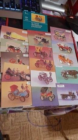Советские календарики История автомобиля в моделях 1 и 3 выпуск
