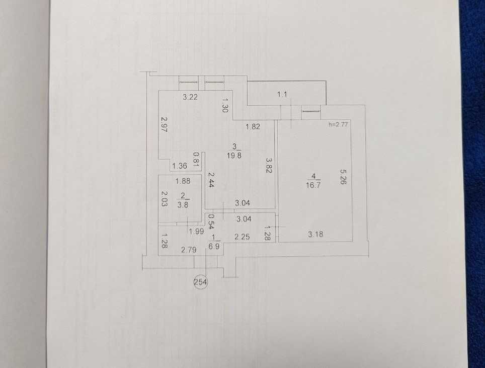 Продаж 1к квартири 48.3 кв. м на вул. Амосова 4