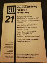 Międzynarodowy przegląd polityczny 21.