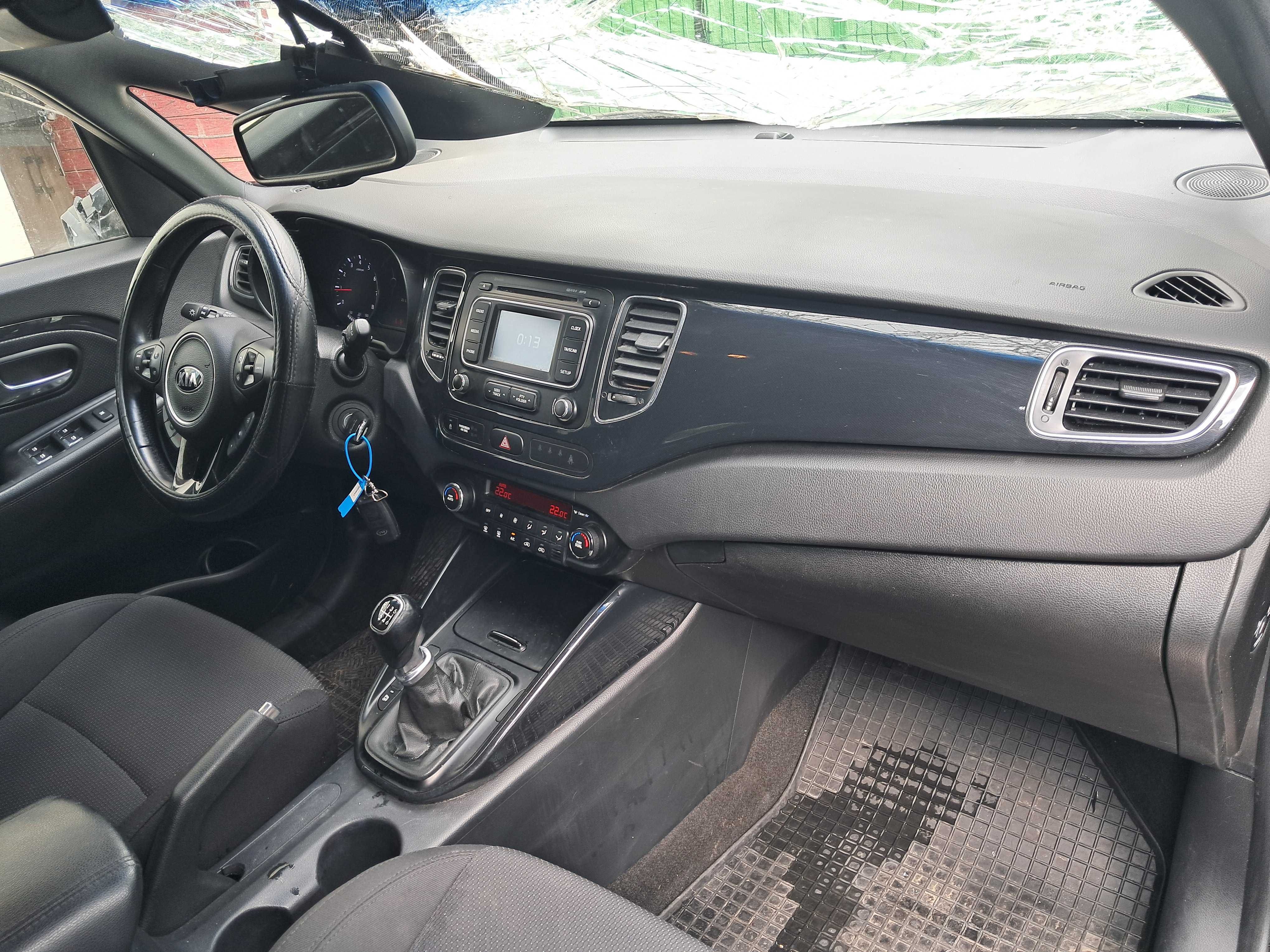 Kia carens 4 IV drzwi, konsola, poduszki, sanki, 1.6 gdi. Kolor 9h