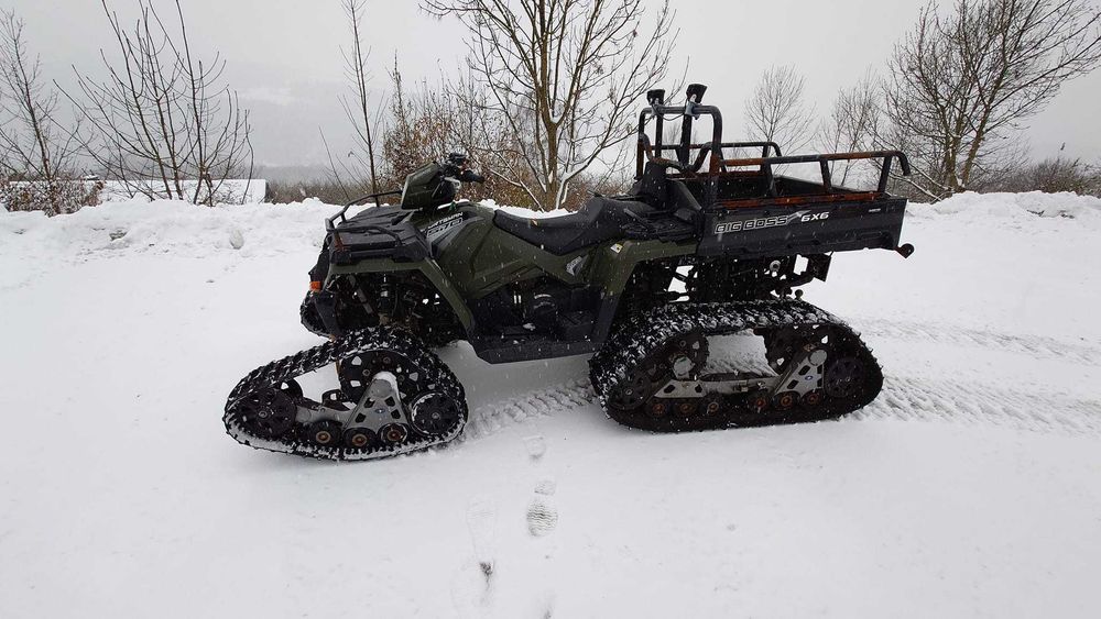 Gokart terenowy ratrak 6x6 Polaris sportsman gąsienice wszedolaz