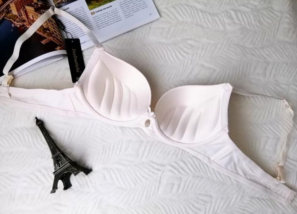 Ліф базовий бежевий зі камінцями на шлейках