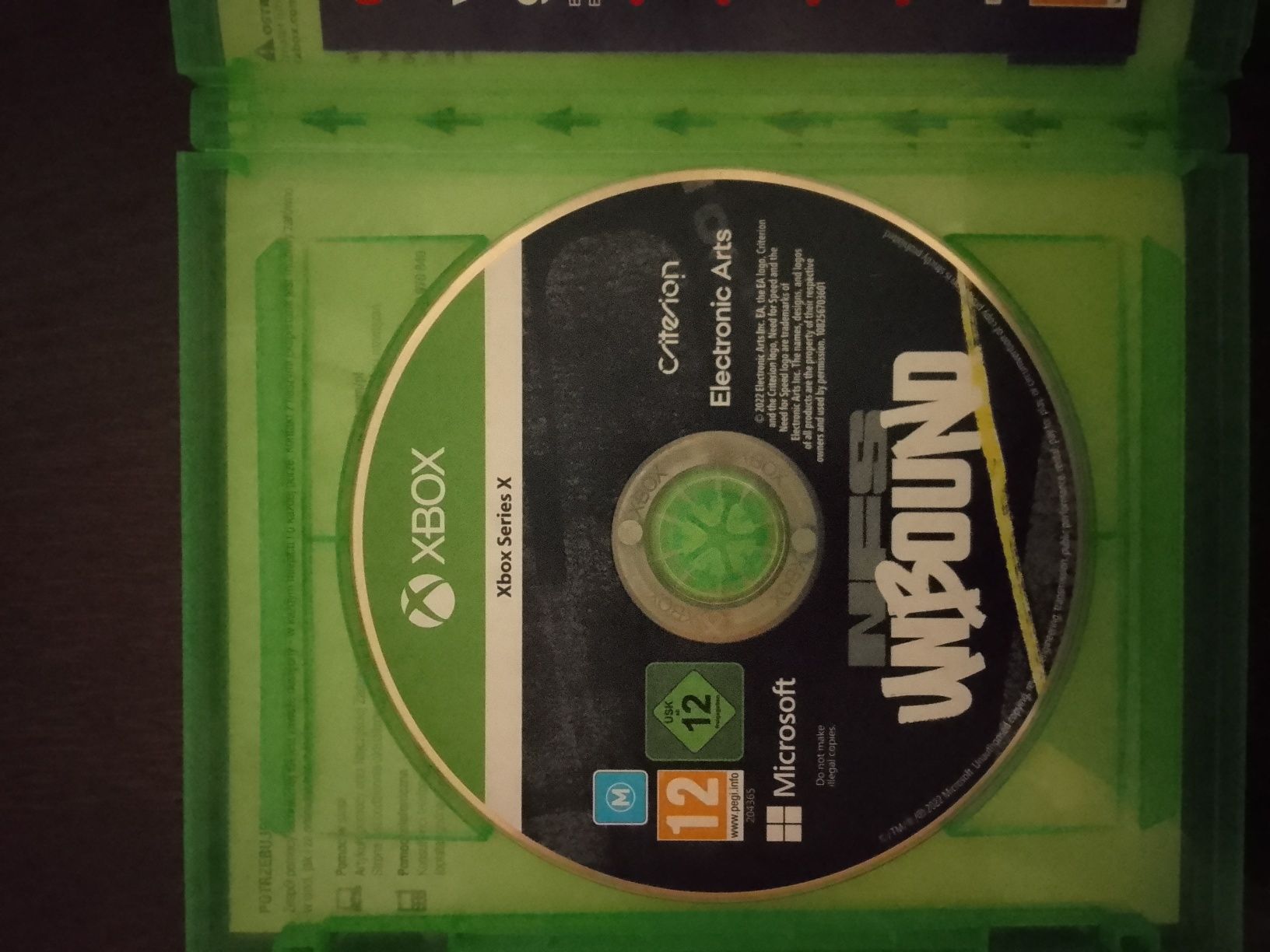 Gra na konsolę Xbox series x/s NFS Unbound (cena do ustalenia)