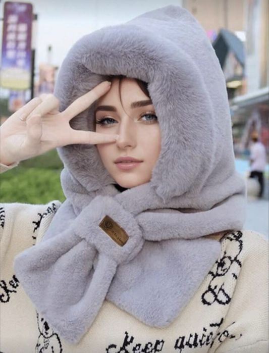 Czapka i szalik dwa w Jednym