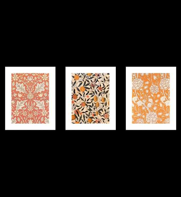 William Morris, Plakaty Kwiatowe, Pomarańczowe