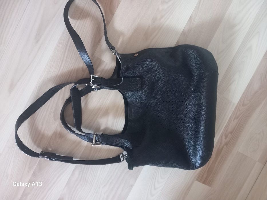 Hermes Paris vintage skórzana torebka