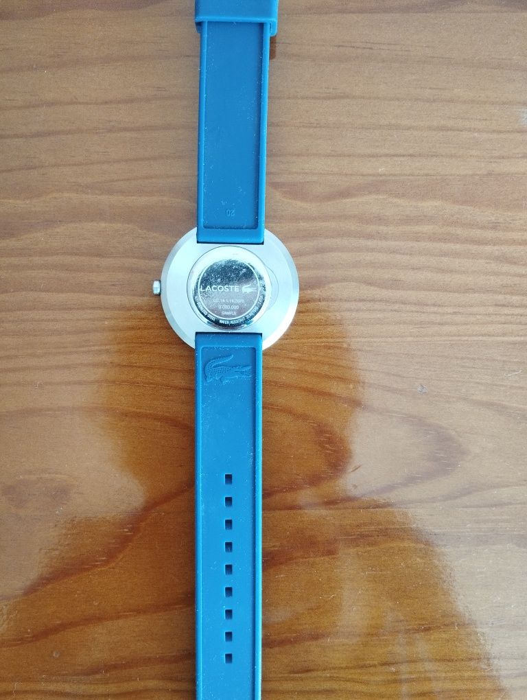 Relógio azul lacoste