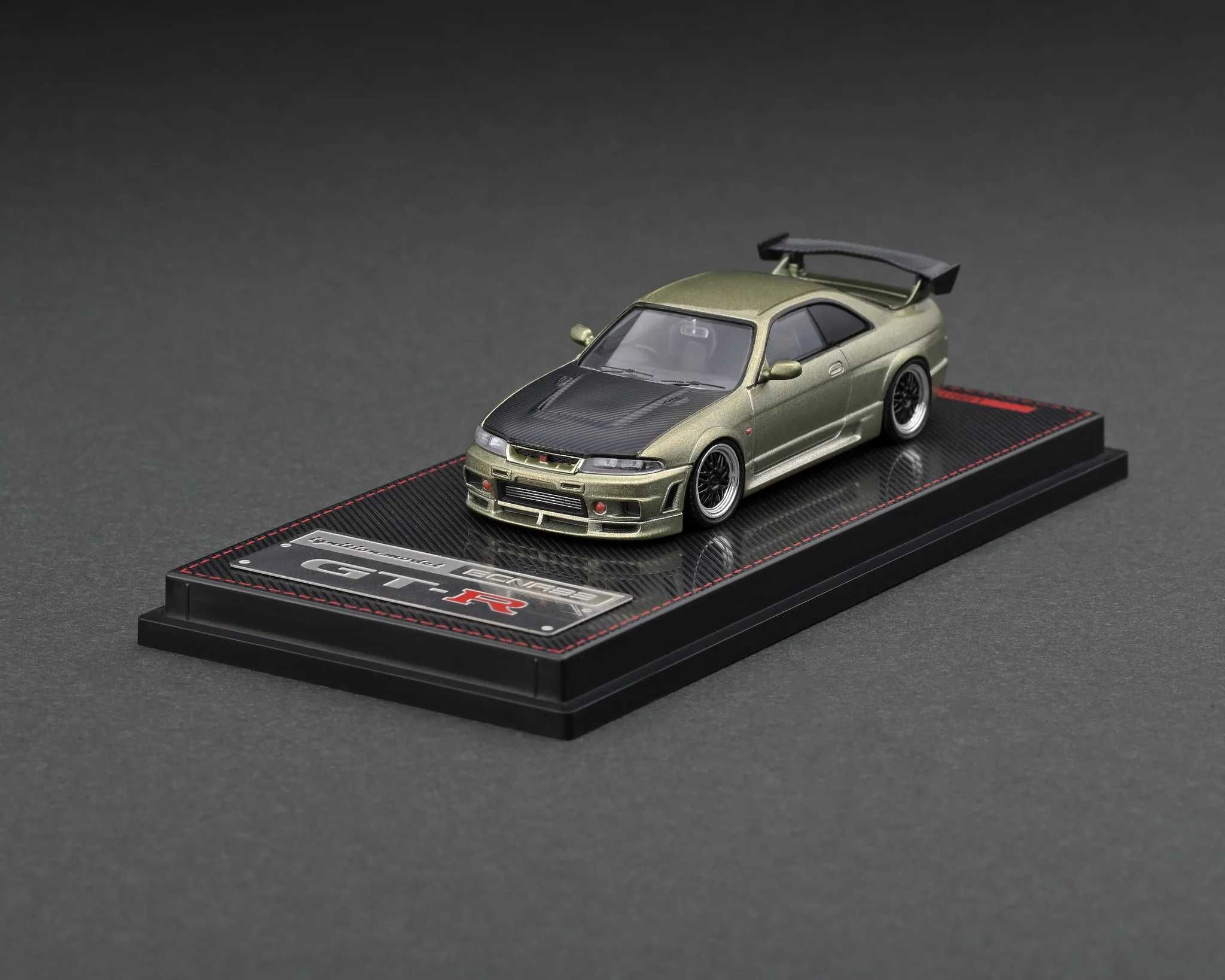 Nissan R33 GT-R Green Metallic Ignition 1:64