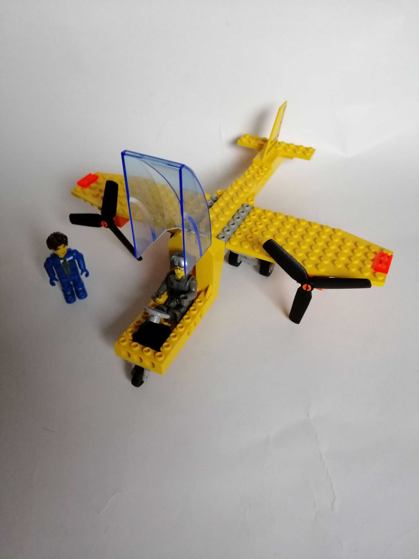 lego 4617 Jack Stone samolot żółty