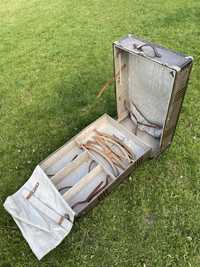 Stary kufer Prawdziwa Amerykańska Vulkan Fibra