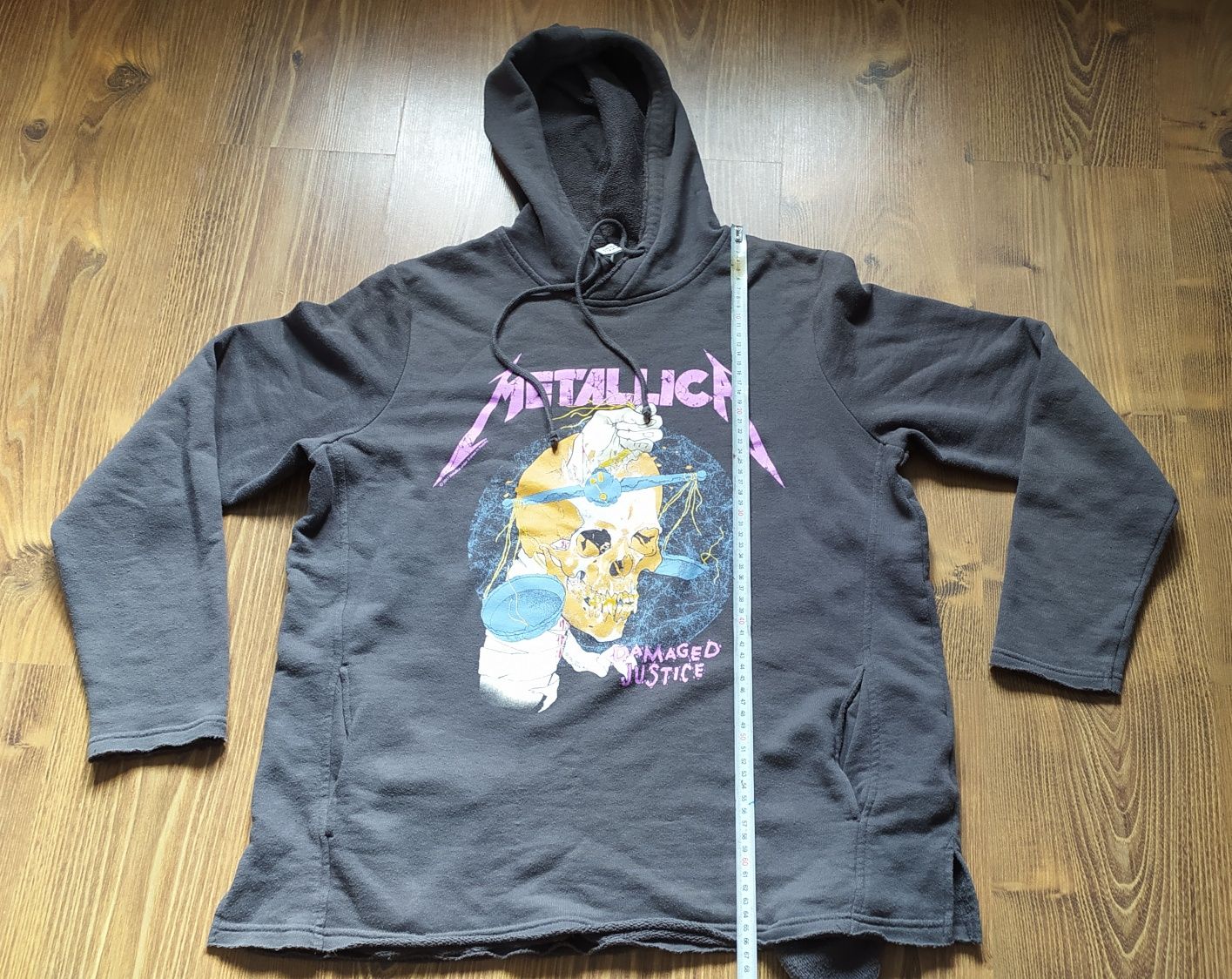 Bluza, Metallica, z kapturem, Damaged Justice, rozmiar L