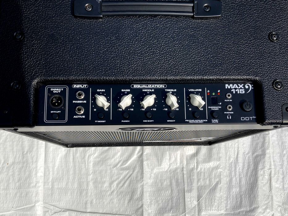 Wzmacniacz piec basowy PEAVEY Max115 do basu – JAK NOWY