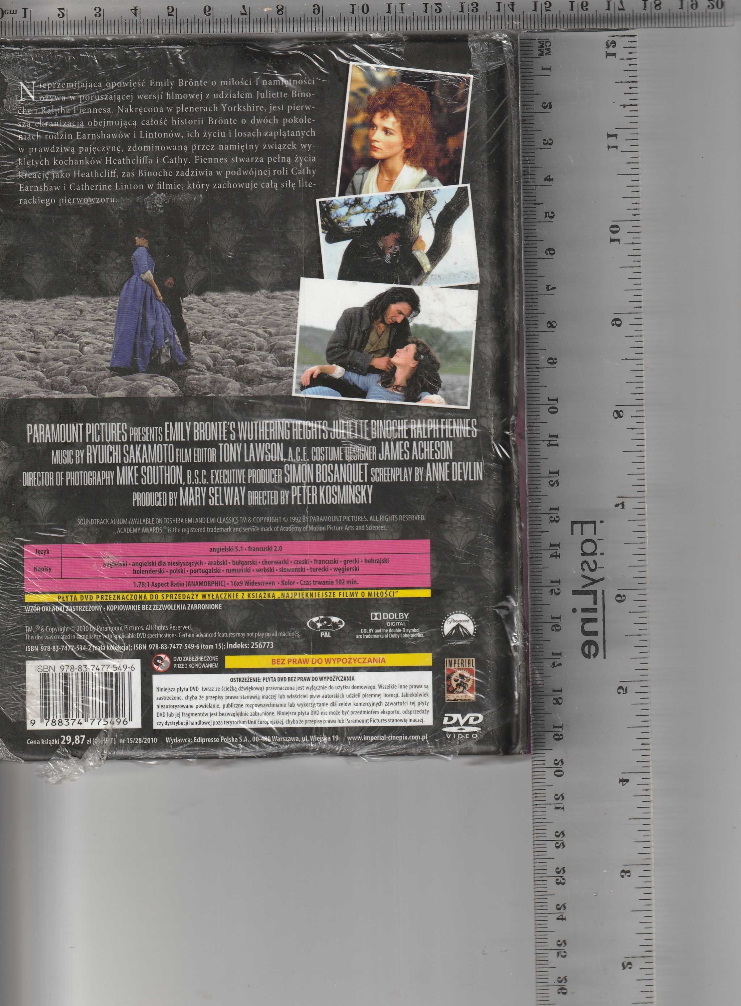 Wichrowe wzgórza Juliette Binoche  DVD