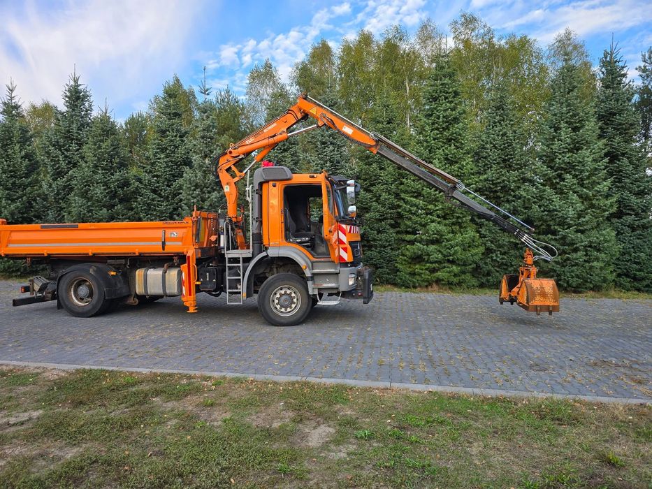 Mercedes-Benz AXOR 1829 LA-R  Mercedes Axor 1829 4x4 hds komunalny wywrotka specjalny