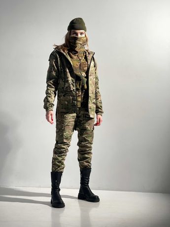 Зимний костюм женский тактический армейский Мультикам