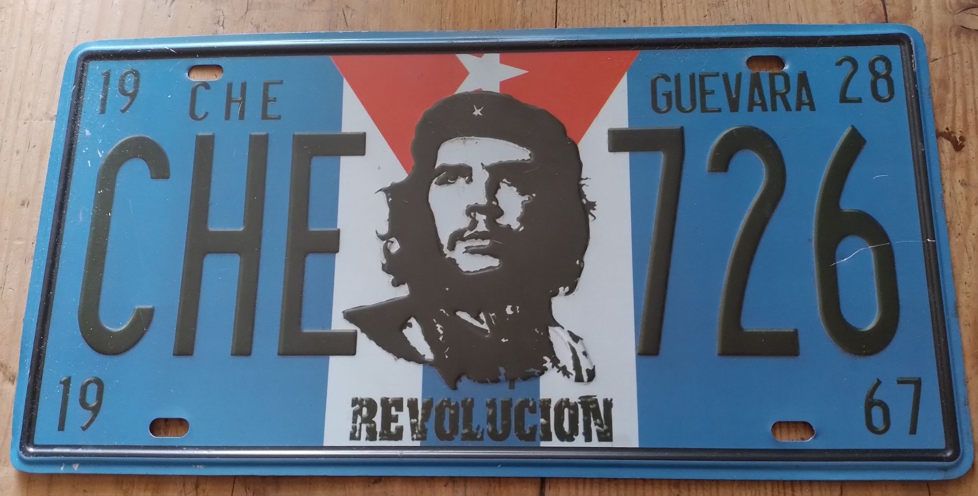 Placa em metal Che Guevara