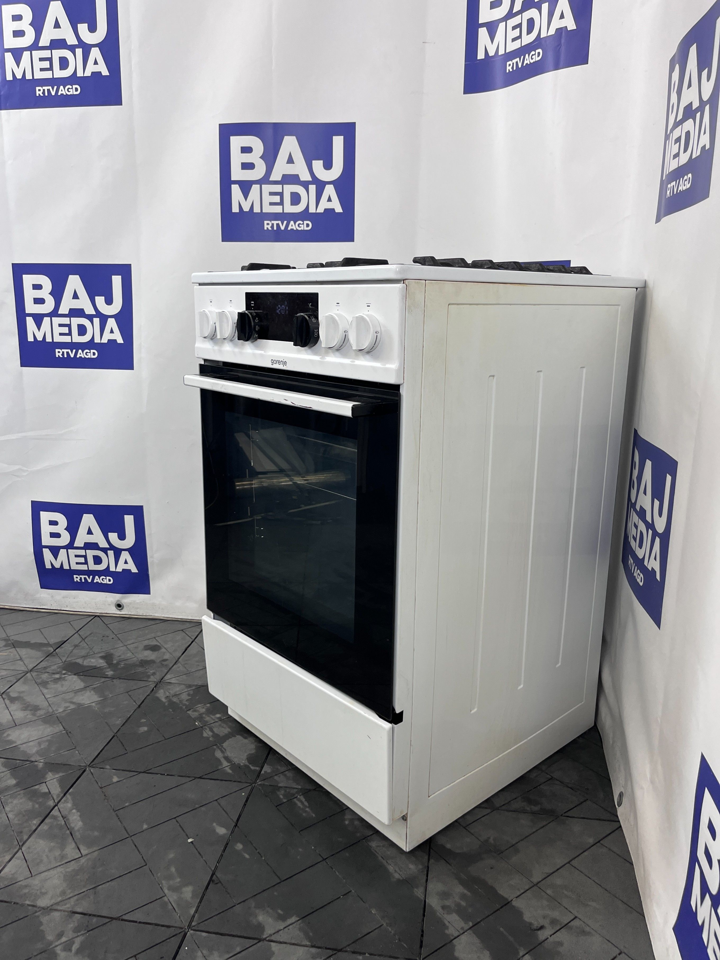 Kuchenka Gazowo-Elektryczna Gorenje 50Cm /A /Dostawa/3Mscgwarancja