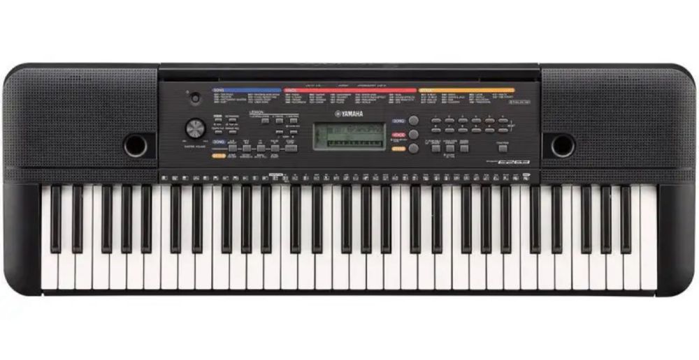 Синтезатор Yamaha PSR-E263 (блок живлення, пюпітр)