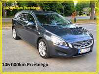 Volvo V60 ** 146oookm Przebiegu, Stan Perfecyjny, ASO, Opłacony, Full **