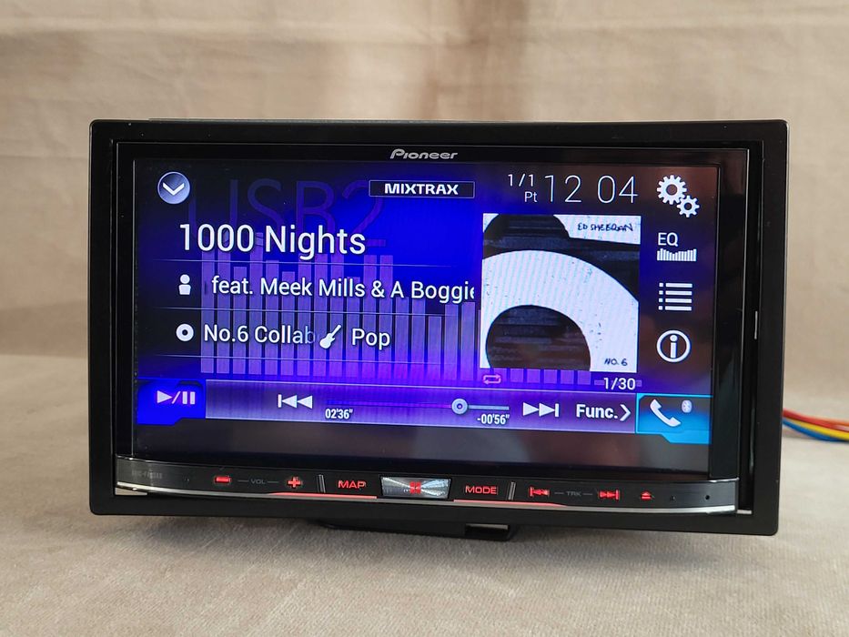 Pioneer AVIC-F80DAB Android Auto CarPlay DVD/USB Bluetooth 3xRCA 7Cali