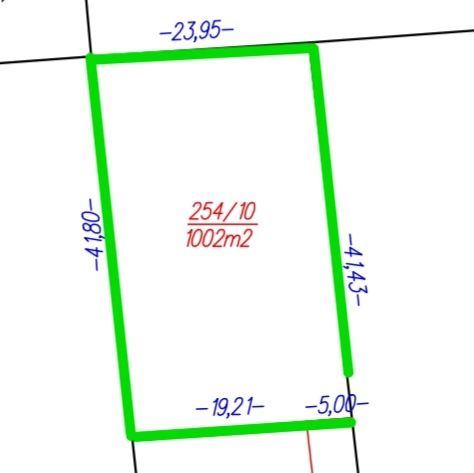 Działka budowlana 1002m² Lublin ul. Sahsów 32