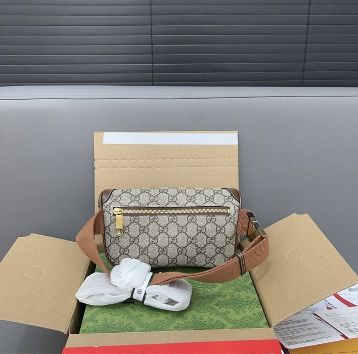 Бананка мужская унисекс louis vuitton кожаная через плечо сумка gcc