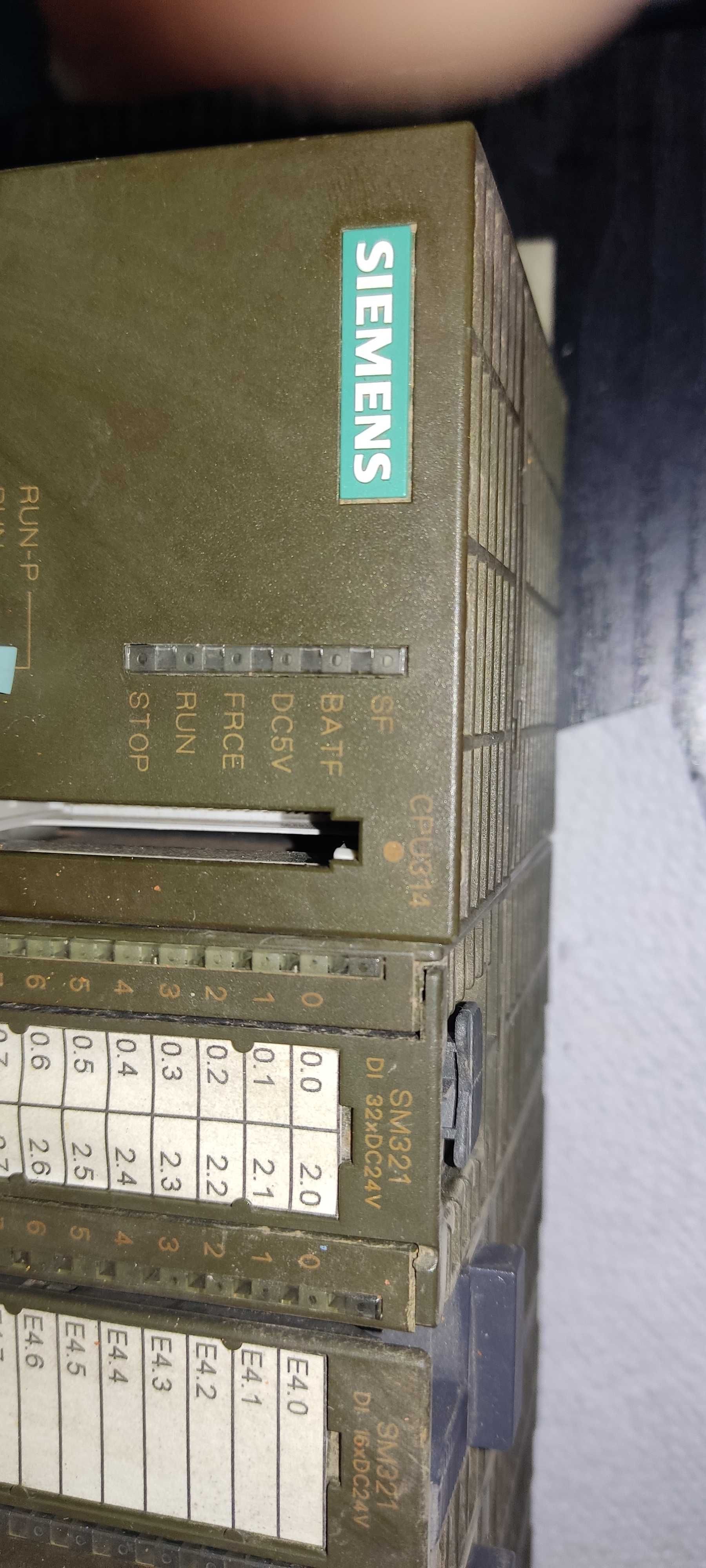 SIEMENS SIMATIC S7-300 CPU314 6ES7 314-1AE04-0AB0 plus karty