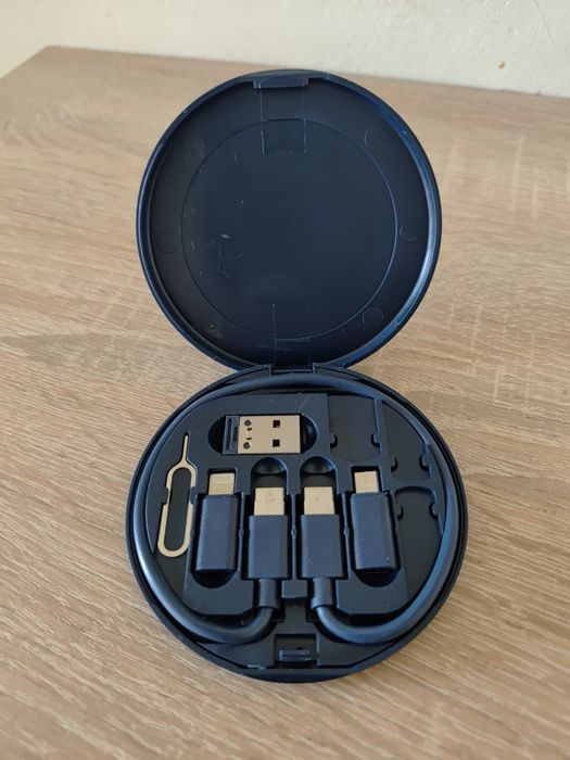 Uniwersalny zestaw do szybkiego ładowania 60W usb abc, igła do sim.