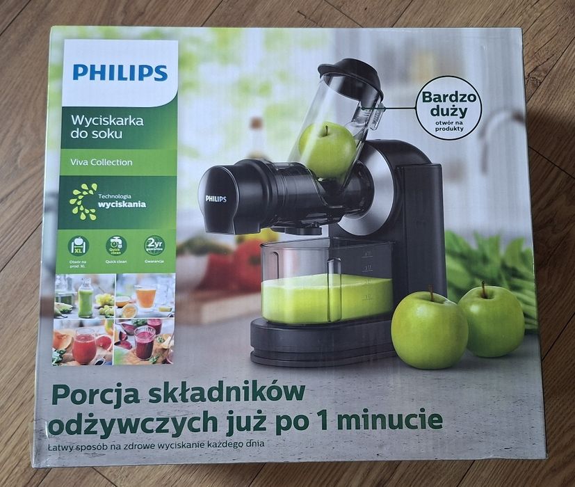 Wyciskarka wolnoobrotowa PHILIPS HR1889/70 150W  Viva Collection