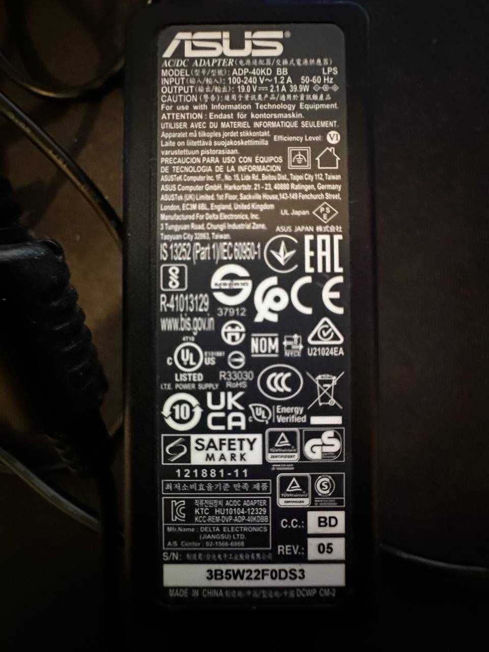 Зарядное устройство Asus ADP-40KD BB