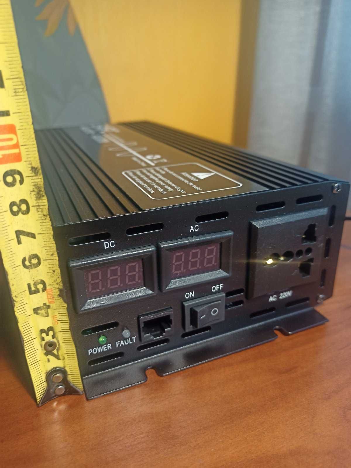 Инвертор EAFC с чистой синусоидой.  4 Квт. 4000W. 12V => 220V. Защита