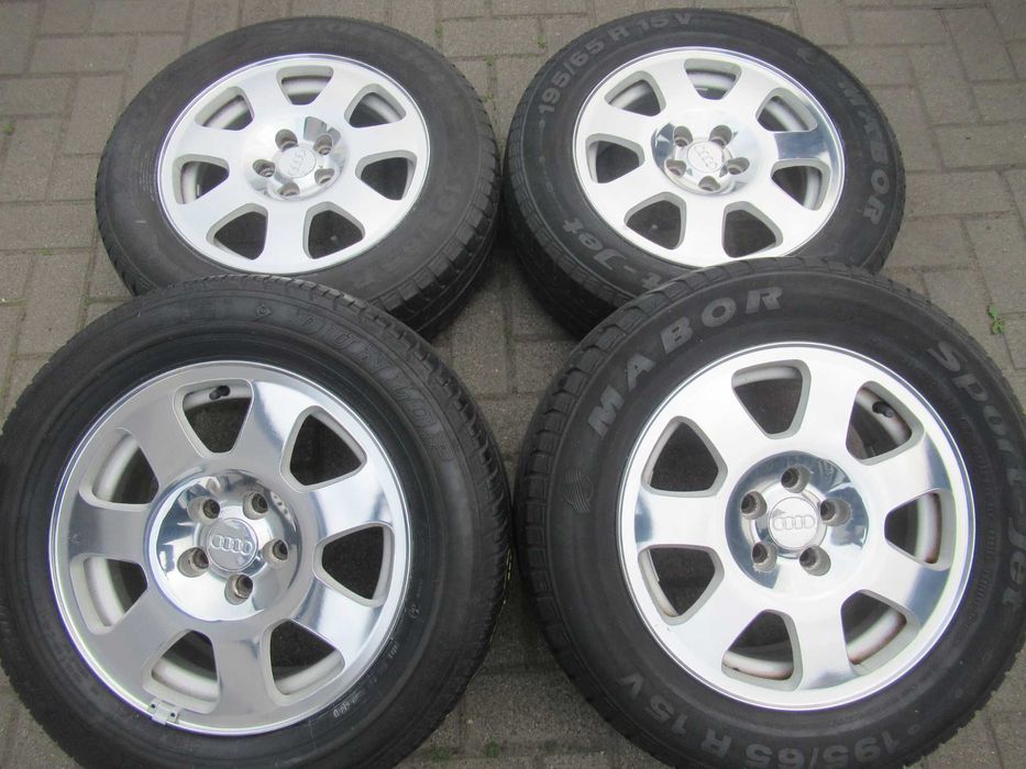 Felgi 15 Audi A3 5x100 6x15 ET38 oryginał chrom