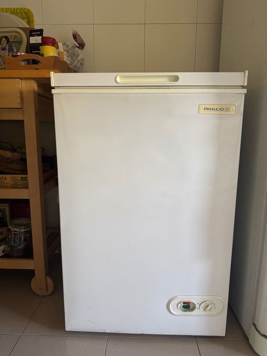 Arca congeladora a funcionar bem