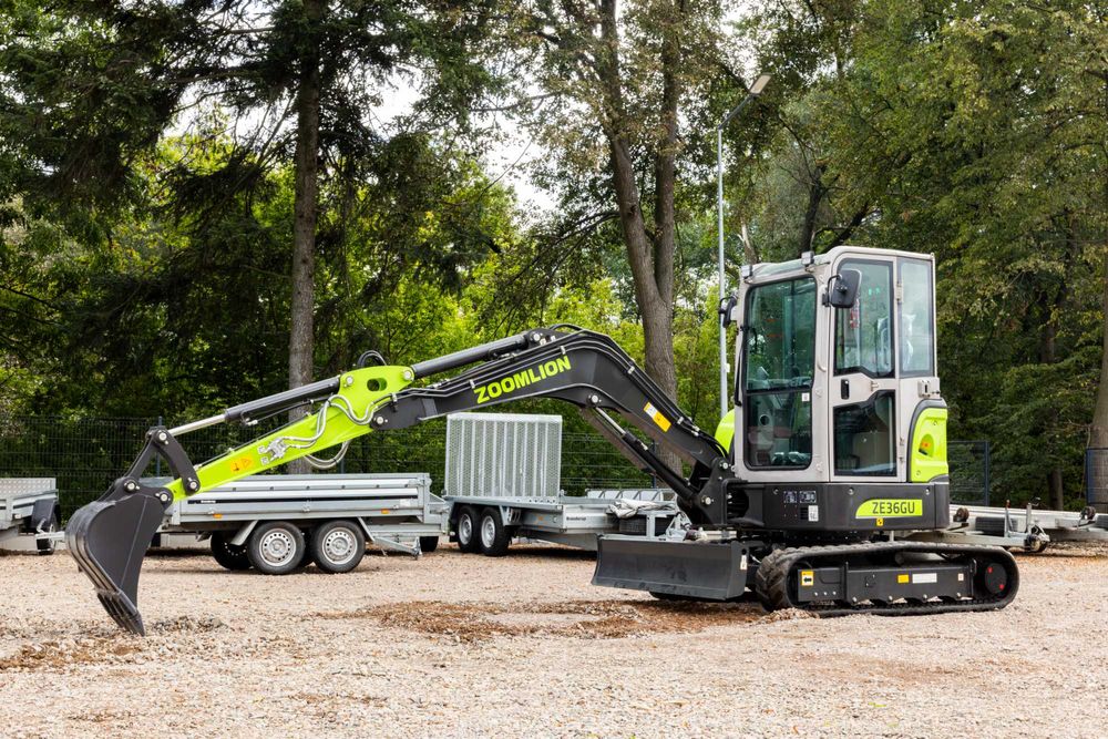 Minikoparka gąsienicowa Zoomlion ZE36GU Klimatyzacja Kubota