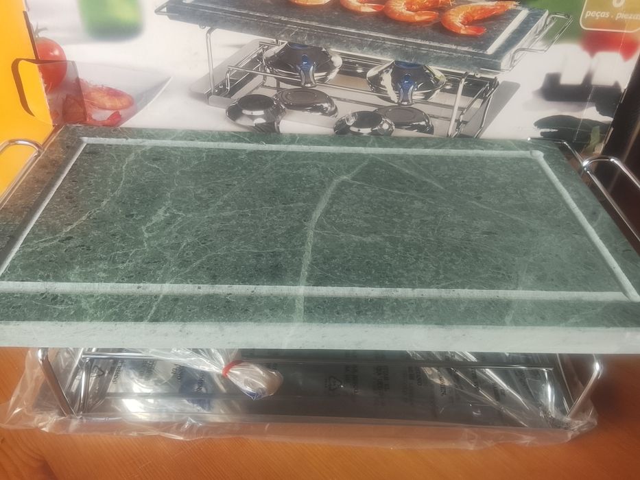 Conjunto pedra para grelhar