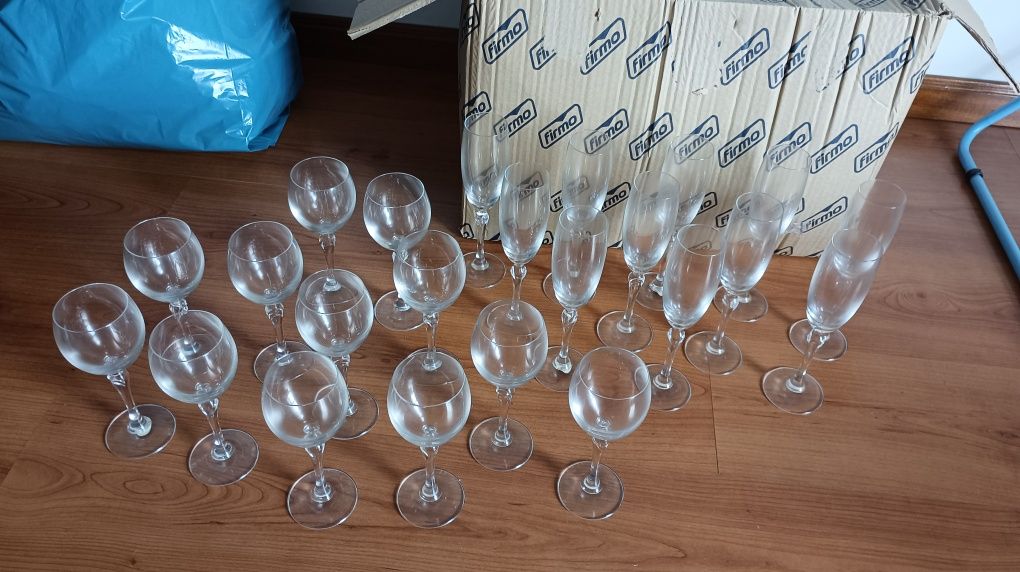 Copos Bohemia Cristal, total 46