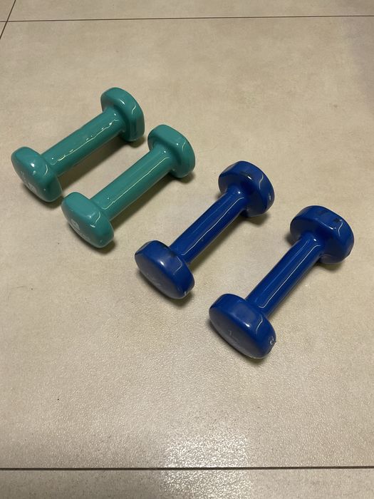Hantle, ciężarki do fitness 4 x 1 kg