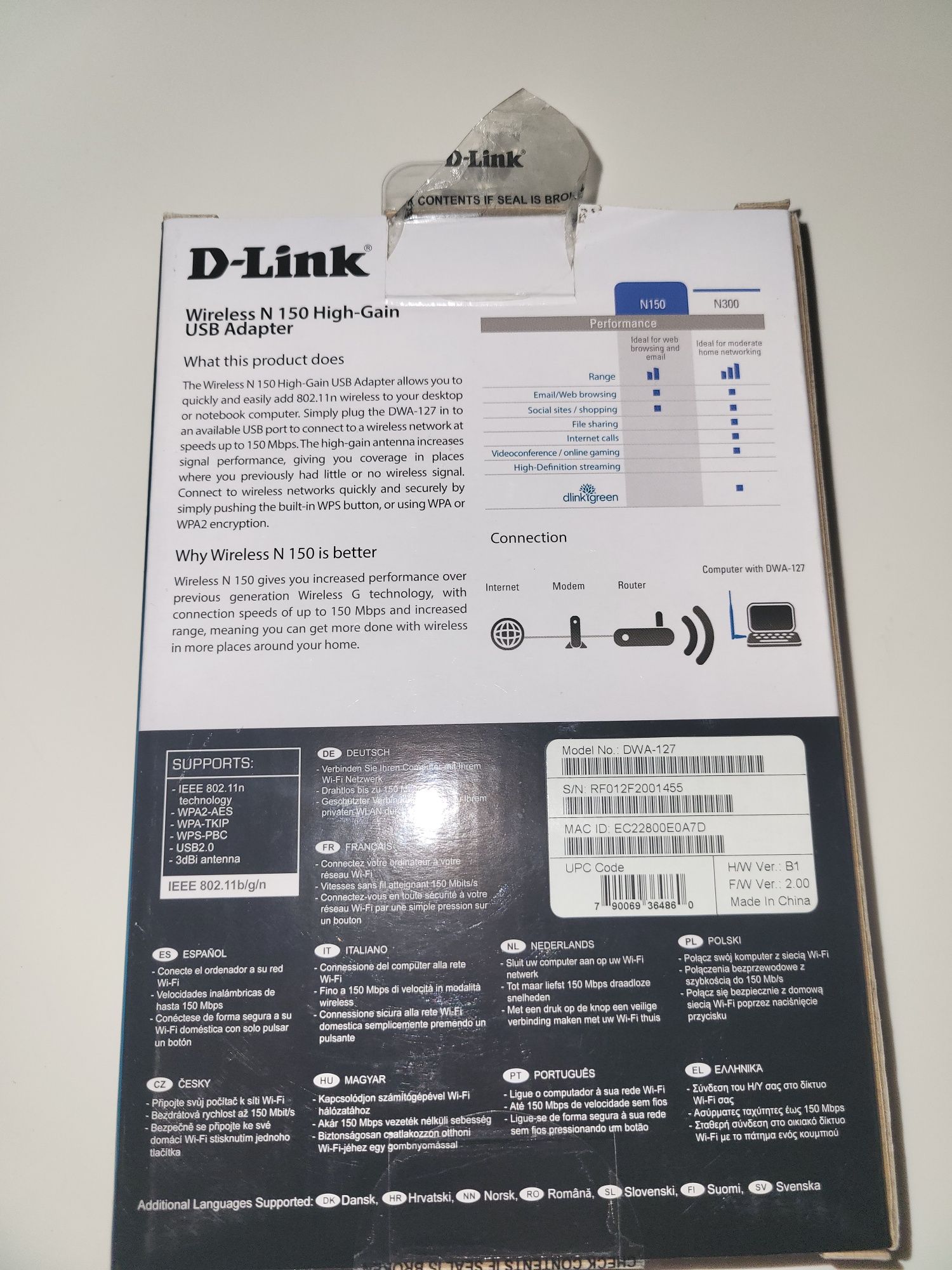 D-Link wireless N 150