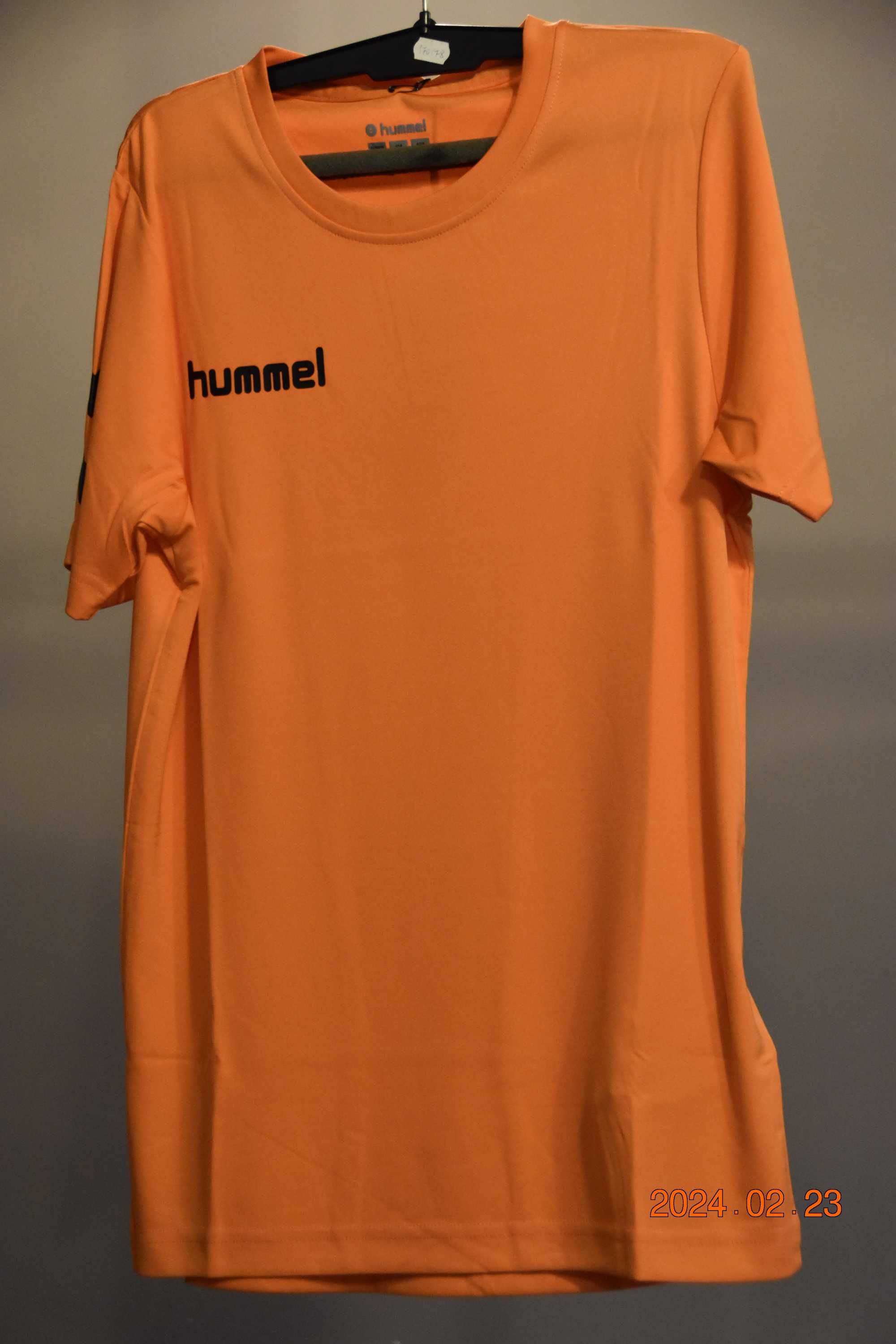 Pomarańczowa Koszulka Hummel 164