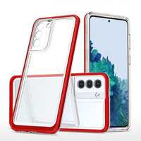 Etui Hybrid Armor Case 3 w 1 do Samsung Galaxy S22 - Czerwony