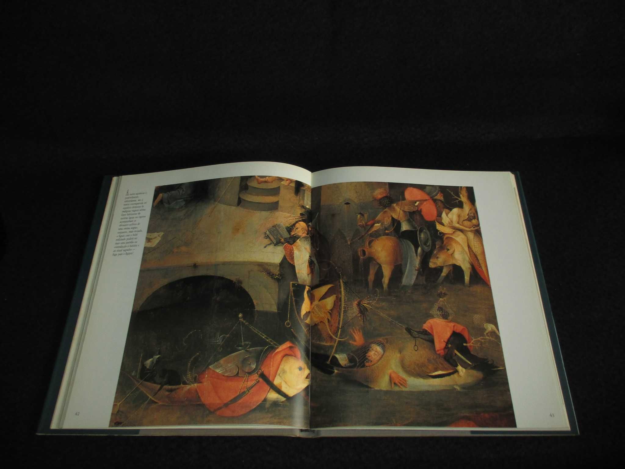 Livro As Tentações Um Pintor Hieronymus Bosch Um escritor Tabucchi