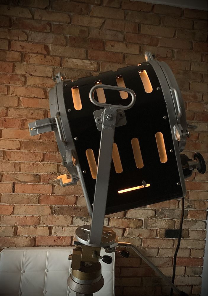 Duza lampa stojaca podlogowa Loft Vintage Industrial Prl