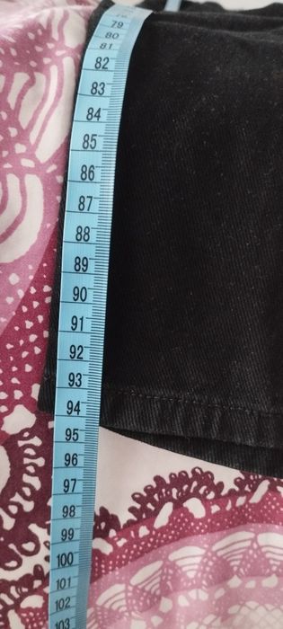 Czarne szerokie spodnie na gumce terranova