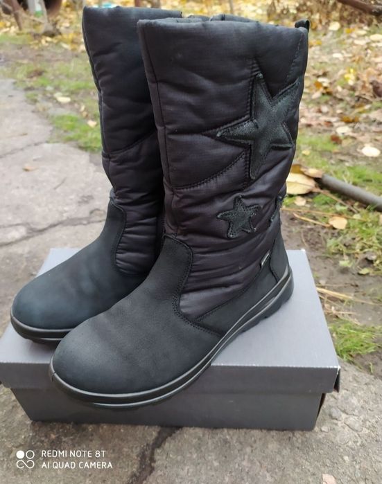 Ecco 36 сапоги на дівчинку зимові чоботи черевики ботинки взуття ессо