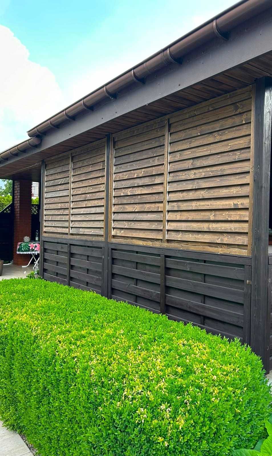 Żaluzje drewniane MALOWANE na wymiar, shutters , ruchome deski rolety